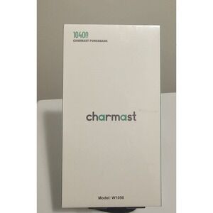 Charmast‎ PowerBank 10400 mAh Model W1056. Color Black.
